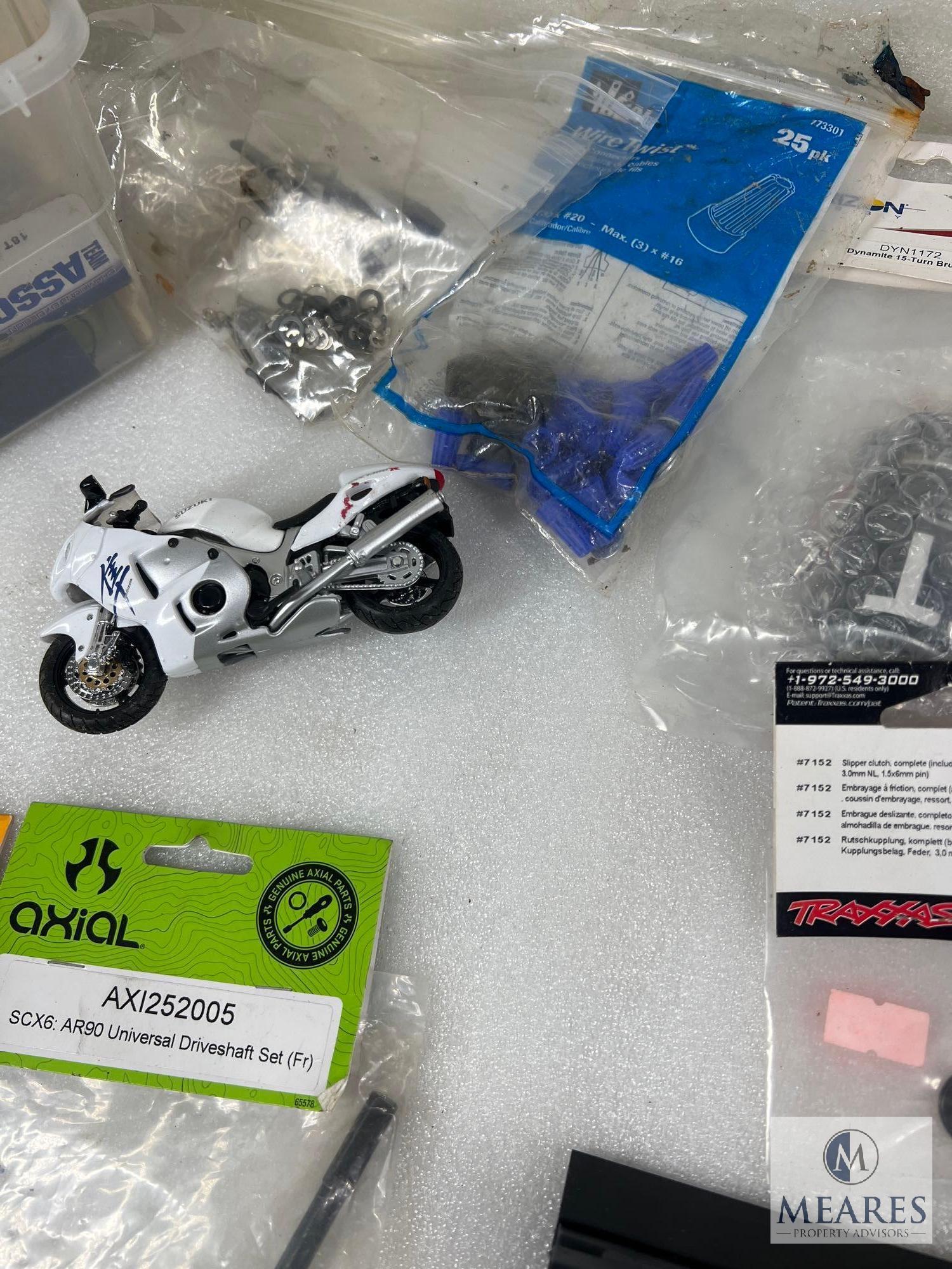 Large Lot of R/C Vehicle and Boat Parts and Accessories