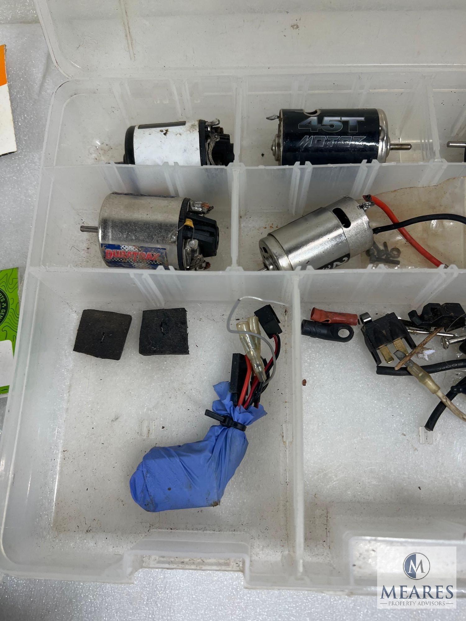 Large Lot of R/C Vehicle and Boat Parts and Accessories