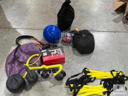 Large Lot of Exercise and Plyometrics Equipment