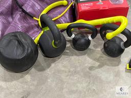 Large Lot of Exercise and Plyometrics Equipment