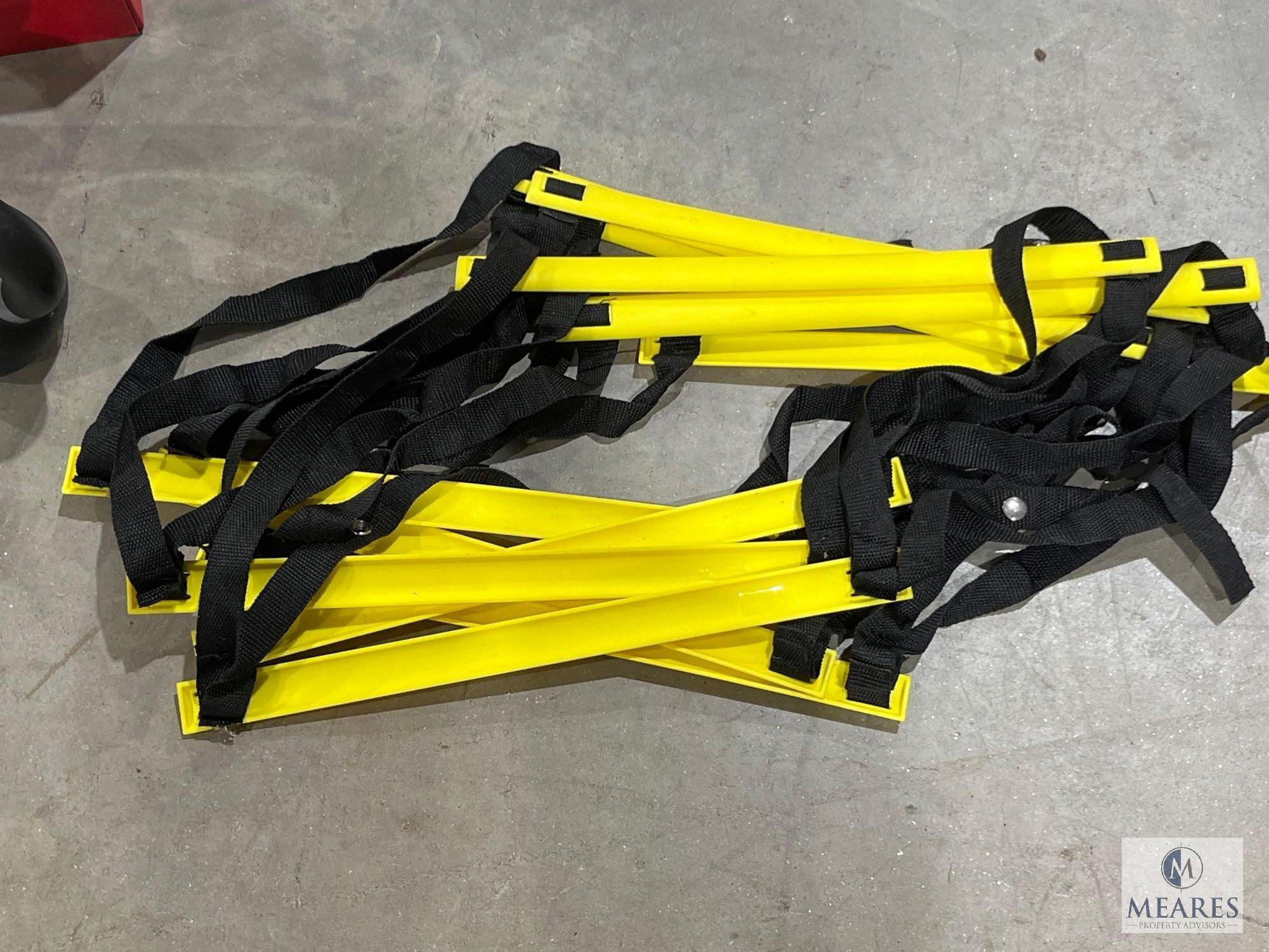 Large Lot of Exercise and Plyometrics Equipment