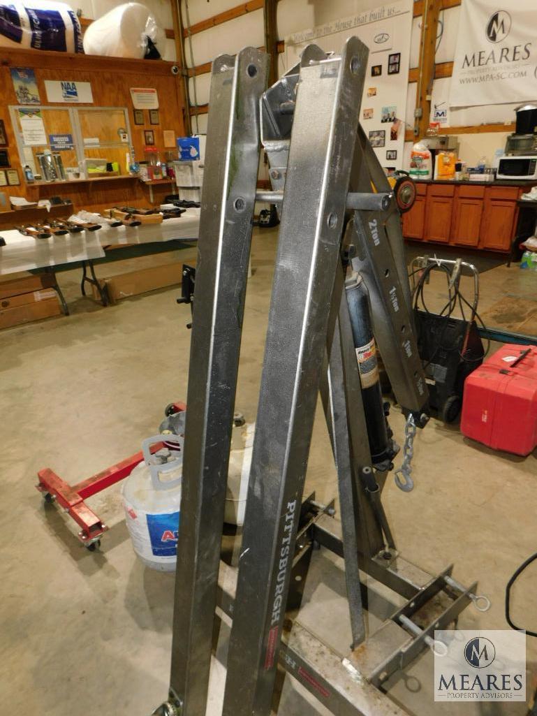 Pittsburgh Heavy Duty 2-Ton Rolling Engine Stand