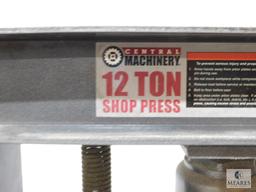 Central Machinery 12 Ton Shop Press