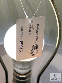 Arbor Lime Green Lattice Ceramic Base Table Lamp 31"
