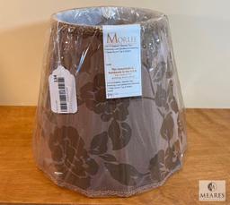 Morlee Sandalwood Acorn Fabric Lampshade 10"