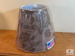 Morlee Sandalwood Acorn Fabric Lampshade 10"