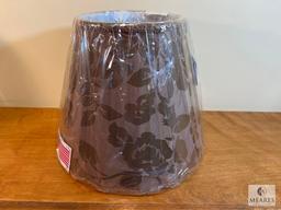 Morlee Sandalwood Acorn Fabric Lampshade 10"