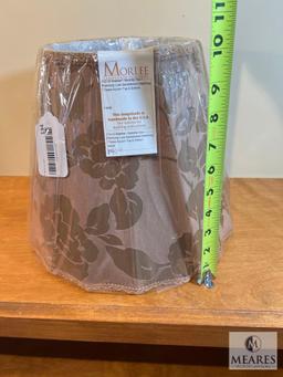 Morlee Sandalwood Acorn Fabric Lampshade 10"