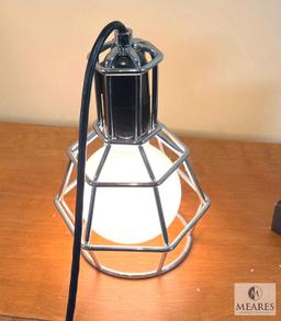 Design Stockholm House Set of Industrial Style Work Lamp and Hanging Pendant