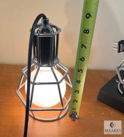 Design Stockholm House Set of Industrial Style Work Lamp and Hanging Pendant