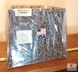 Silk-O-Lite Leopard Print Square Lamp Shade