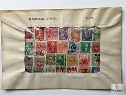Lithuania, 50 Different Stamps, Unopened Envelope