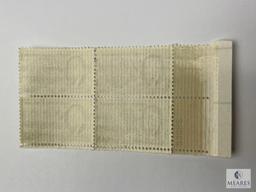 #933 - 1946 5c Roosevelt and Four Freedoms Plate Block of Four Stamps