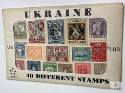 Ukraine, U-6, 40 Different Stamps, Unopened Envelope