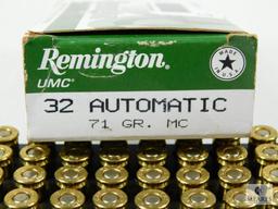 Remington Ammo .32 ACP 71 Grain FMJ. One Box of 50 Rounds