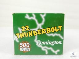 500 Rounds Remington 22 Thunderbolt .22LR Round Nose Ammo