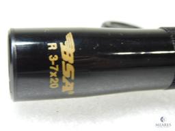 BSA R3-7x20 Rifle Scope with Covers