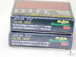 10 Rounds Brenneke 410 Gauge 2-1/2" Slug Shells