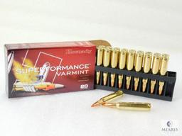 20 Rounds Hornady .223 REM 53 Grain V-Max Ammo