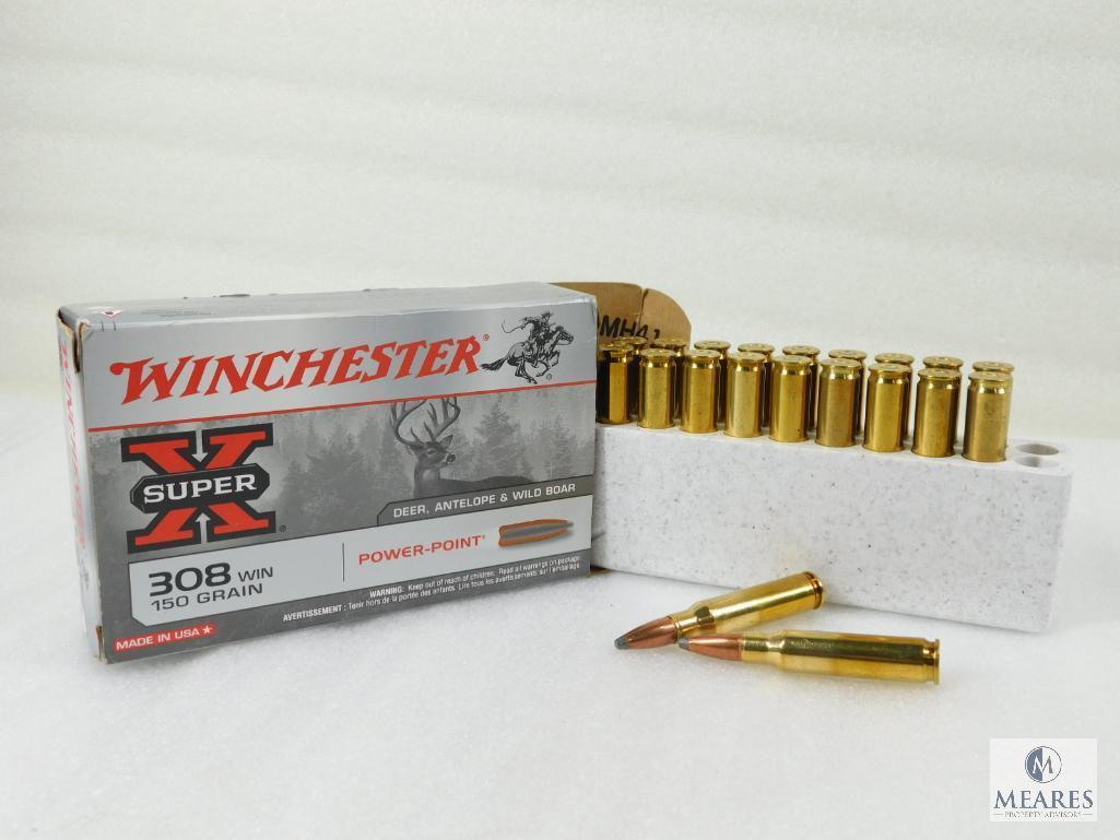20 Rounds Winchester .308 WIN 150 Grain Power-Point Ammo