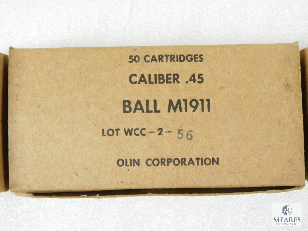 50 Rounds Olin .45 ACP Ball M1911 Ammo