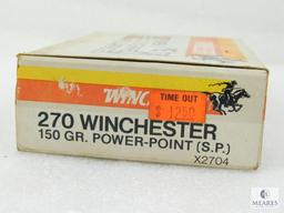 20 Rounds Winchester .270 WIN 150 Grain Power Point Ammo