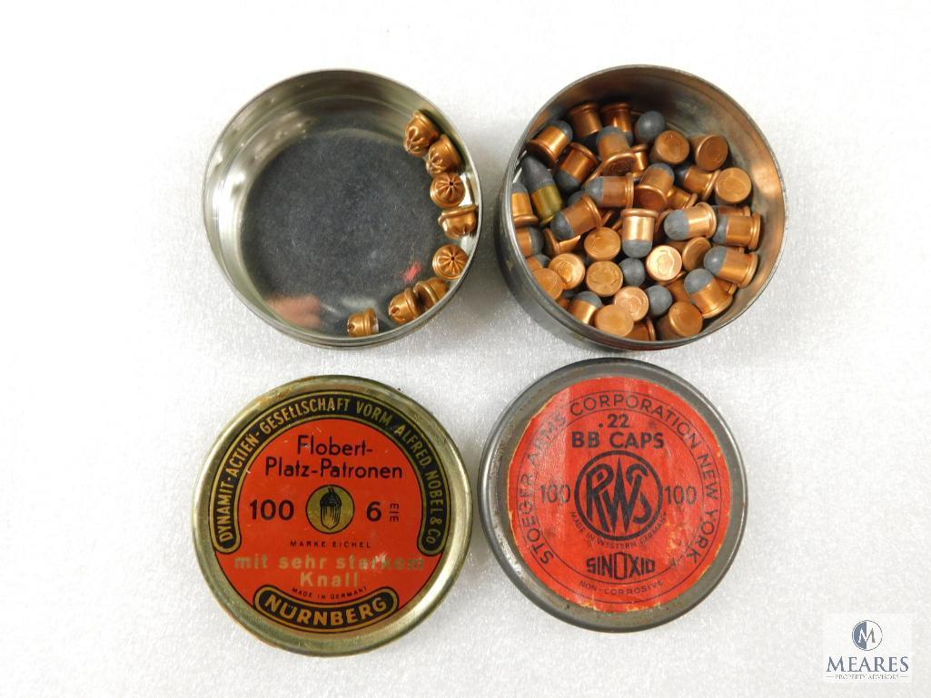 Lot Assorted .22 BB Caps Stoeger Arms and Nurnberg Brand