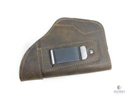 Barsony Leather Pistol Clip, Uncle Mike's Small Pistol Case and Soft Case