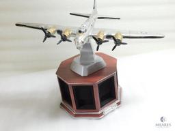 New Bradford Exchange Zippo Lighter Display Model B 17 WWII Aircraft Model Plane