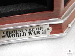 New Bradford Exchange Zippo Lighter Display Model B 17 WWII Aircraft Model Plane