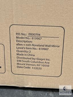 Case of Two - NEW in the Box allen + roth ROVELAND Mirror