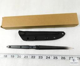 Huaao 9.5" Tactical Spike Style Fixed Blade Knife with Kydex Sheath