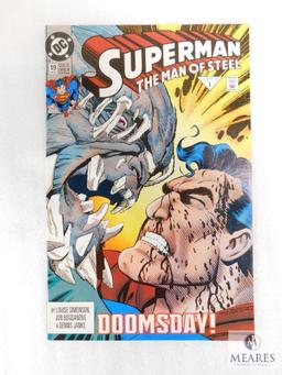 Three DC Comics Including Two Superman, and One Lobo Paramilitary