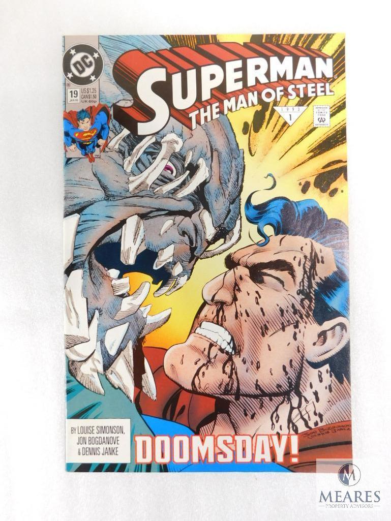 Three DC Comics Including Two Superman, and One Lobo Paramilitary