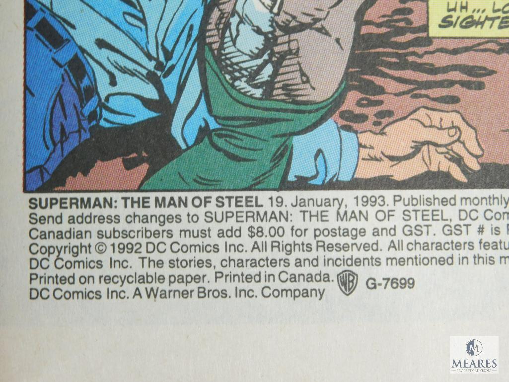 Three DC Comics Including Two Superman, and One Lobo Paramilitary