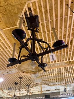 Alexander John Wrought Iron Four Arm Chandelier 18" x 24"