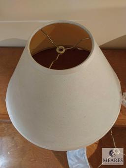 Lot of Three Assorted Cream Tone Empire Lampshades