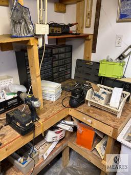 HUGE HARDWARE LOT - Contents of the Side Work Bench