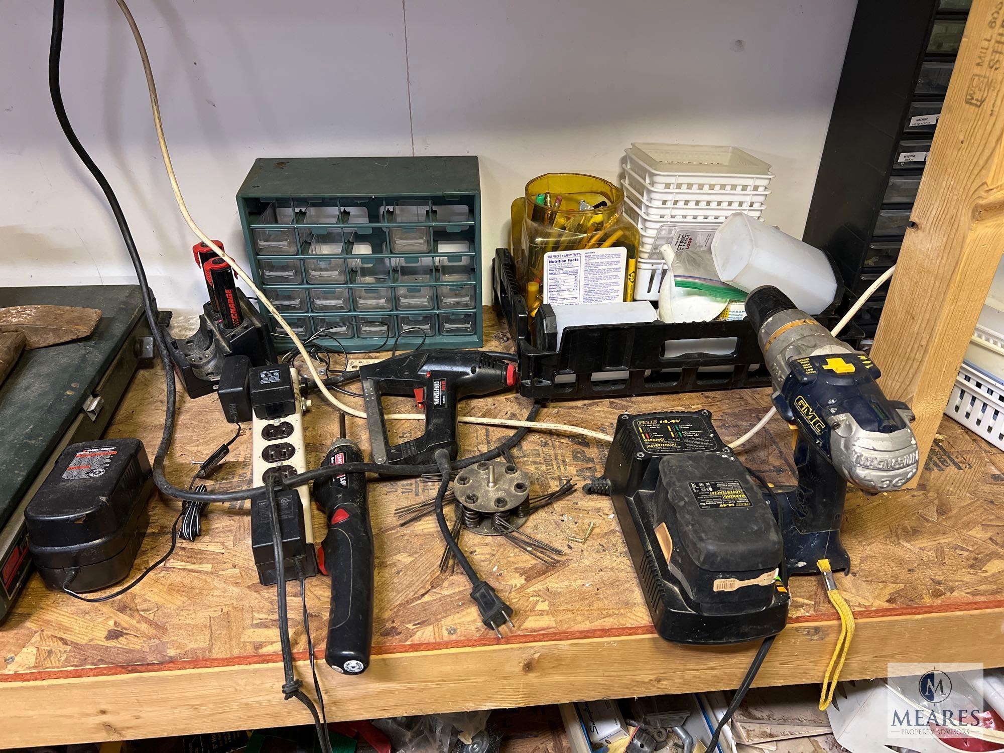 HUGE HARDWARE LOT - Contents of the Side Work Bench