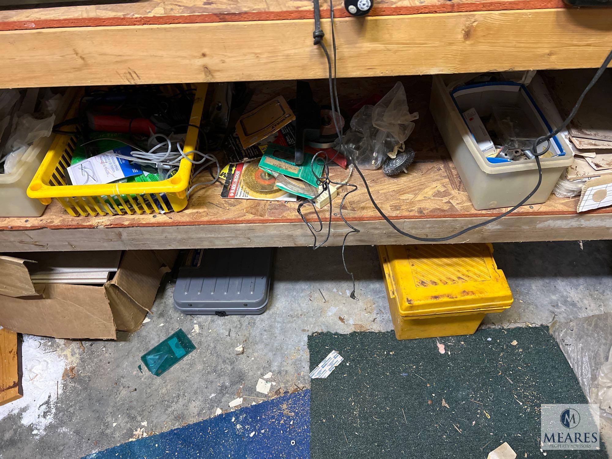 HUGE HARDWARE LOT - Contents of the Side Work Bench