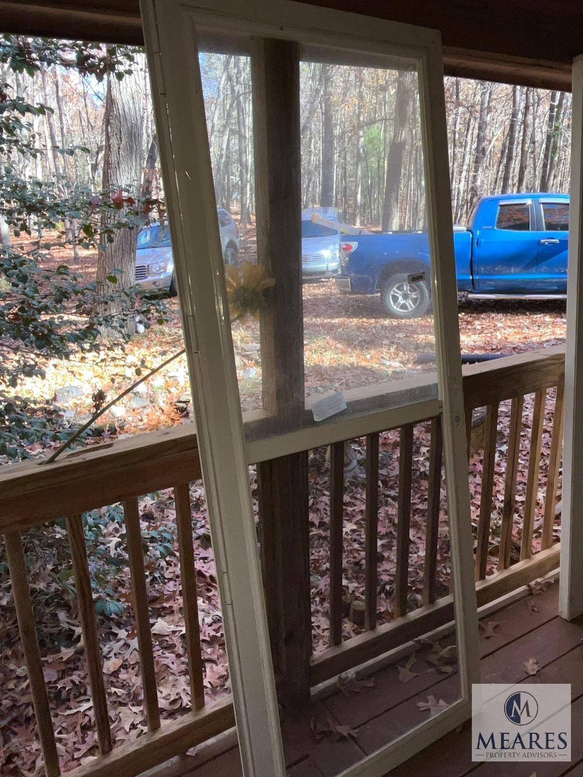 Storm Door with Screen Insert, 80"T x 32"W