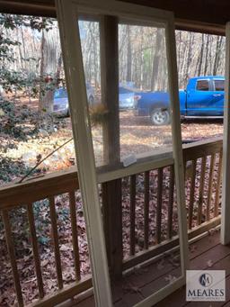 Storm Door with Screen Insert, 80"T x 32"W