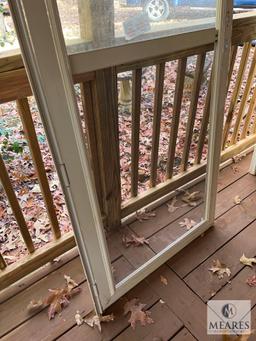Storm Door with Screen Insert, 80"T x 32"W