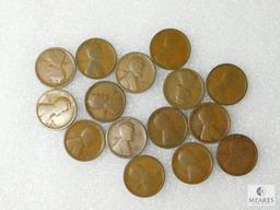 15 - 1916-D Lincoln Cents G & Some Better