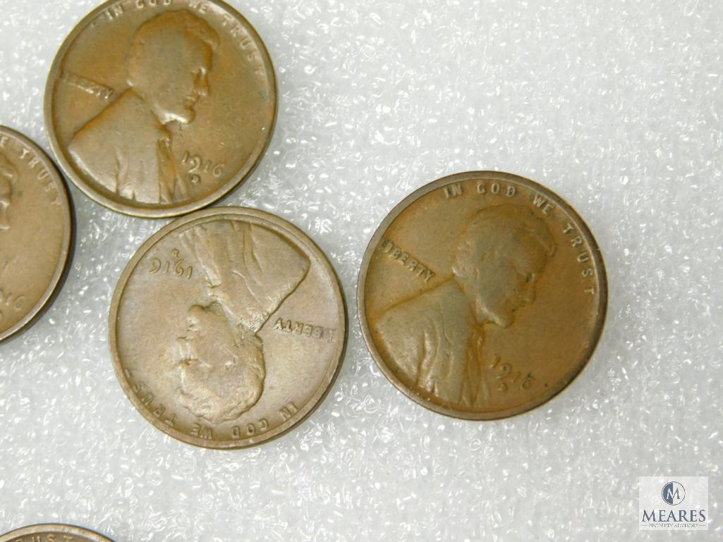 15 - 1916-D Lincoln Cents G & Some Better