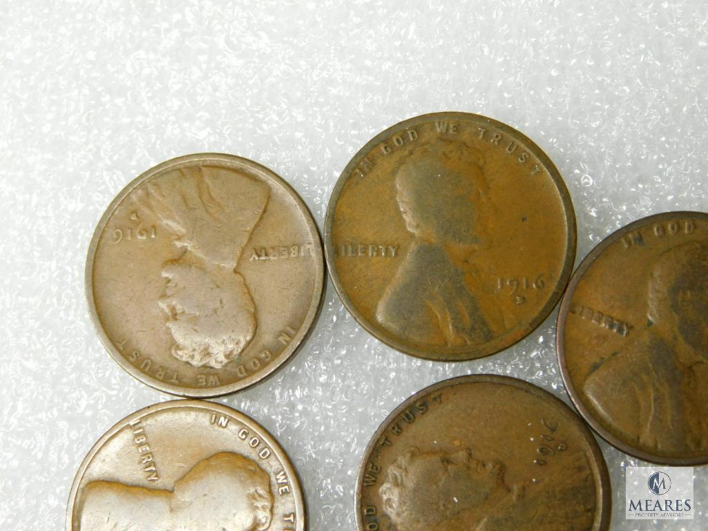 15 - 1916-D Lincoln Cents G & Some Better