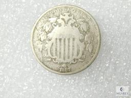 1867 Shield Nickel - VG