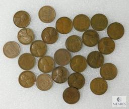 25 - 1928-D Lincolns, All Fine
