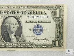 Lot of Two 1935-E Dollar Silver Certificates Consecutive Serial Numbers Choice Crisp UNC