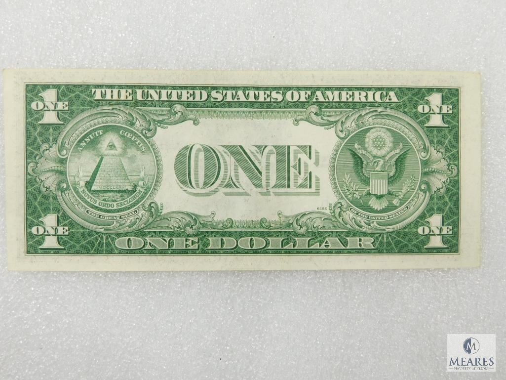 Lot of Two 1935-E Dollar Silver Certificates Consecutive Serial Numbers Choice Crisp UNC